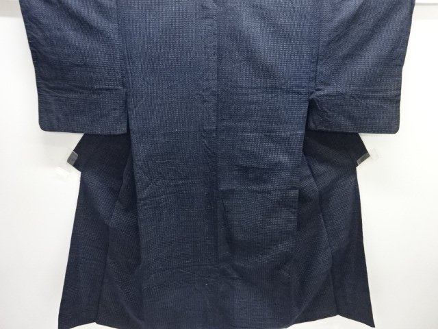 JAPANESE KIMONO / ANTIQUE HITOE MENS KIMONO / KURUME SHOSEI KASURI